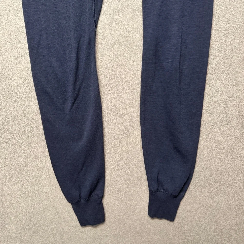 Vintage Duofold Thermal Long John Pant Baselayer Wool Blend L Navy Blue Outdoors